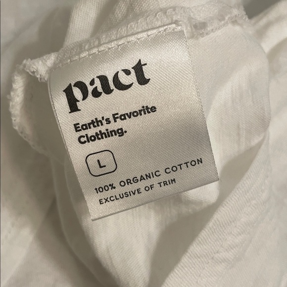 Pact White Featherweight Muscle Tank - Picture 4 of 5